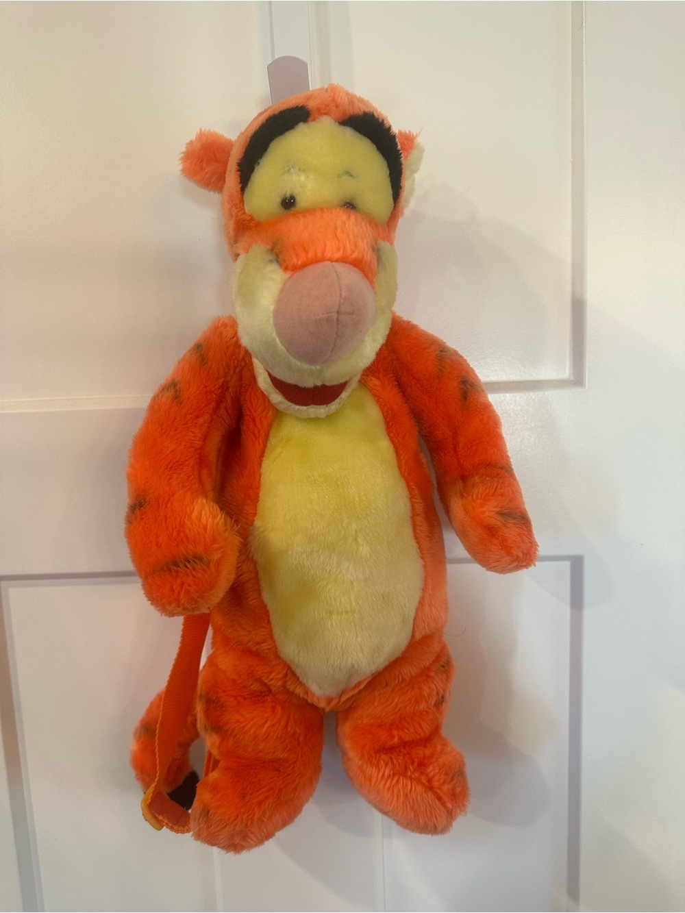Vintage Disney Tigger Plush Backpack Winnie the Pooh Animations Wearable 16"